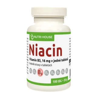 Nutrihouse Niacin (vit. B3) 100 tbl.